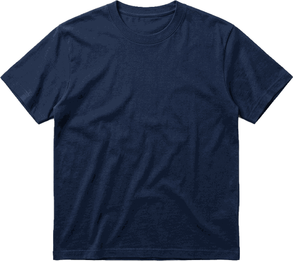 Navy cotton t-shirt